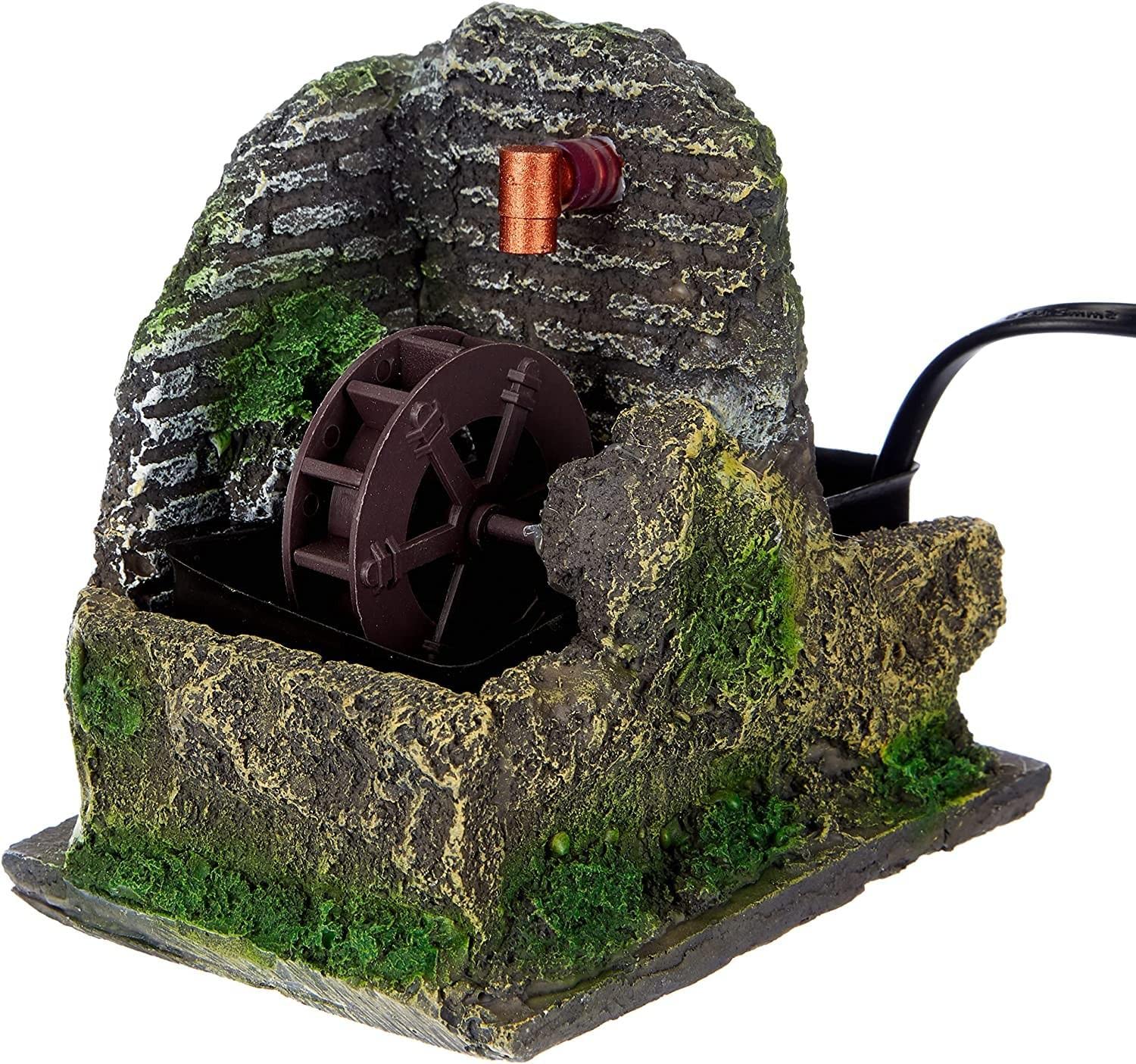 Rossi Rosa Water Mill with Pump, 13 x 10 Cm, Multi-Colour, One Size