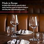 Gabriel-Glas StandArt Verres à vin en cristal, ensemble de 4 avec des boîtes cadeaux - Verre à vin universel Premium pour le vin rouge et blanc - Lave-vaisselle en toute sécurité, sans plomb, 16 oz.