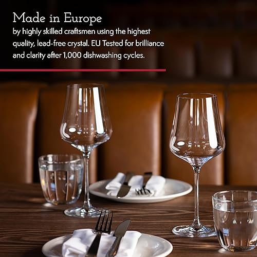 Miniatura 4 de Gabriel-Glas, Copas de vino de cristal austriacas sin plomo, edición StandArt, caja de regalo, juego de 2