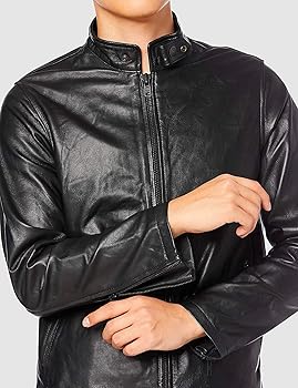 Indian ブラックレザージャケット シングルライダース Amazon | [インディアン] レザージャケット ラムレザー シングル