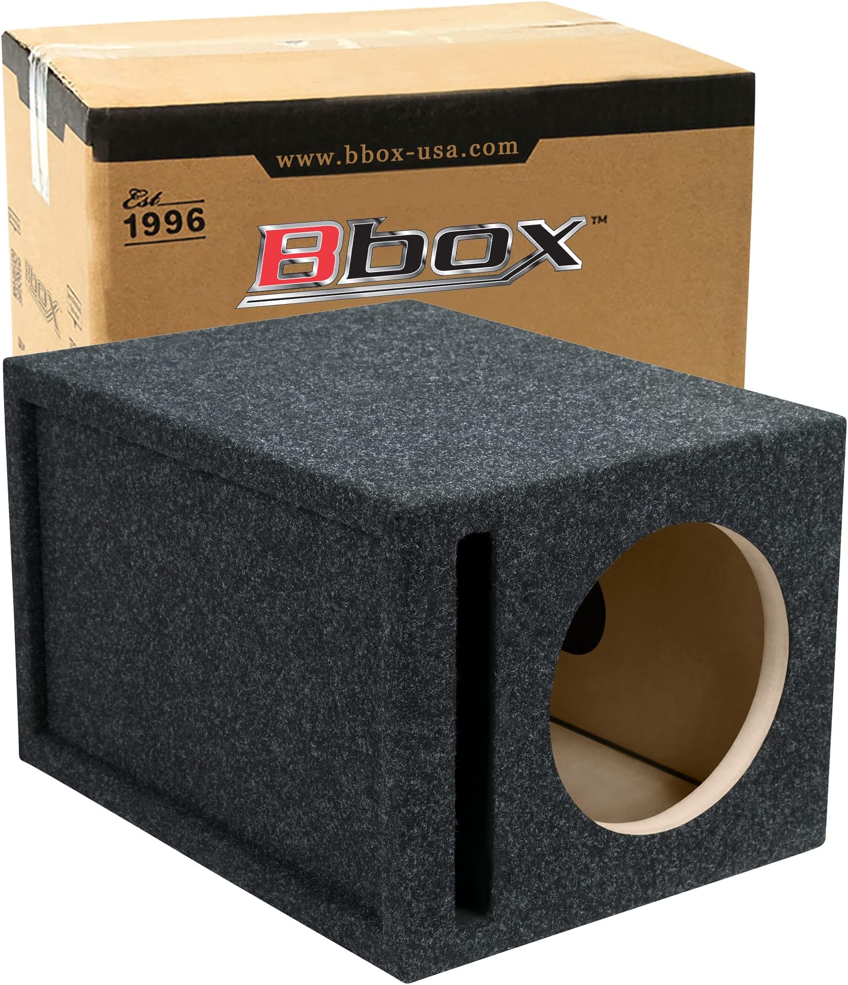 Speaker Box Dual 12 Inch Subwoofer Box Qpower Single Square 15
