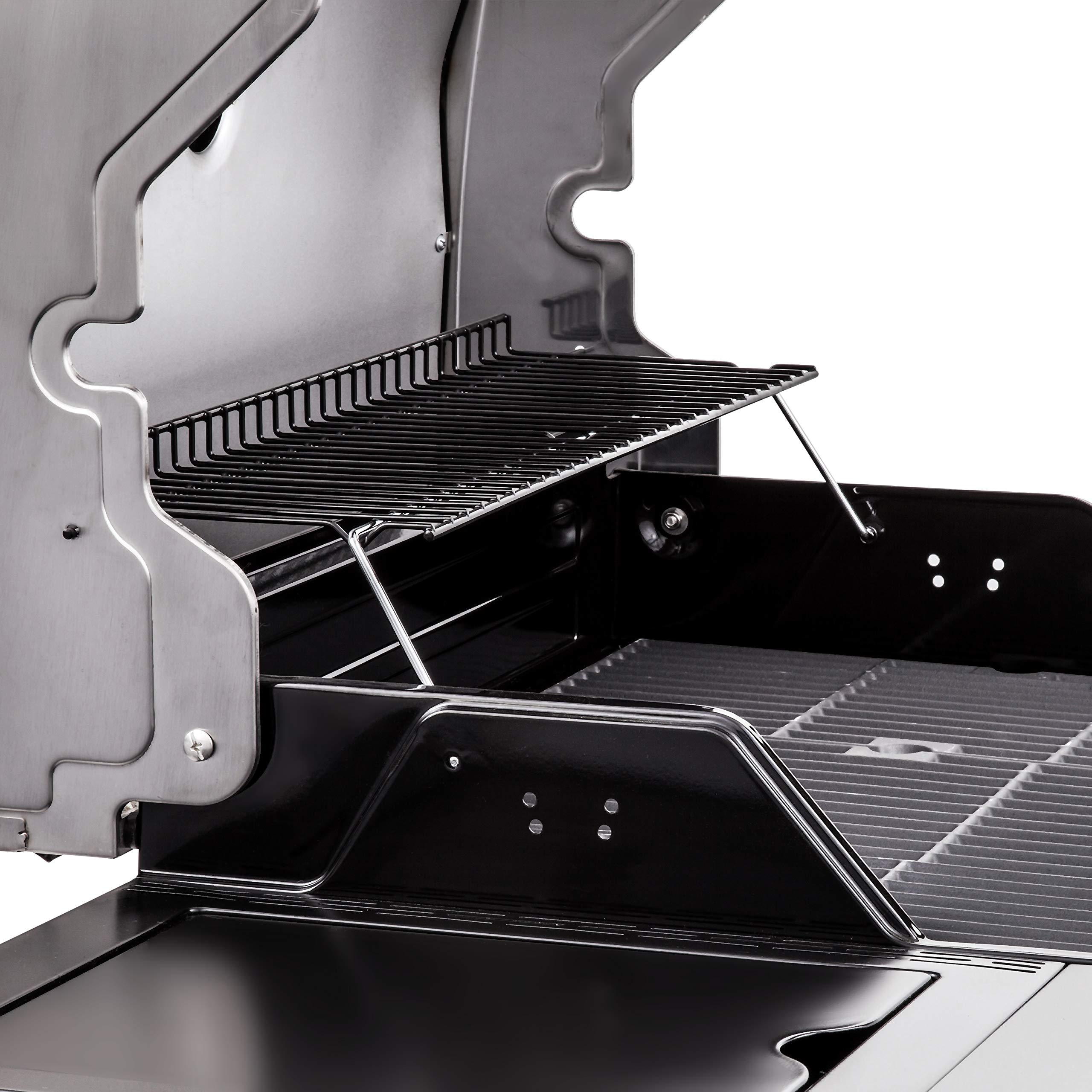 Char-Broil Convective 440S - 4 Brenner Gasgrill mit Seitenbrenner, Edelstahl