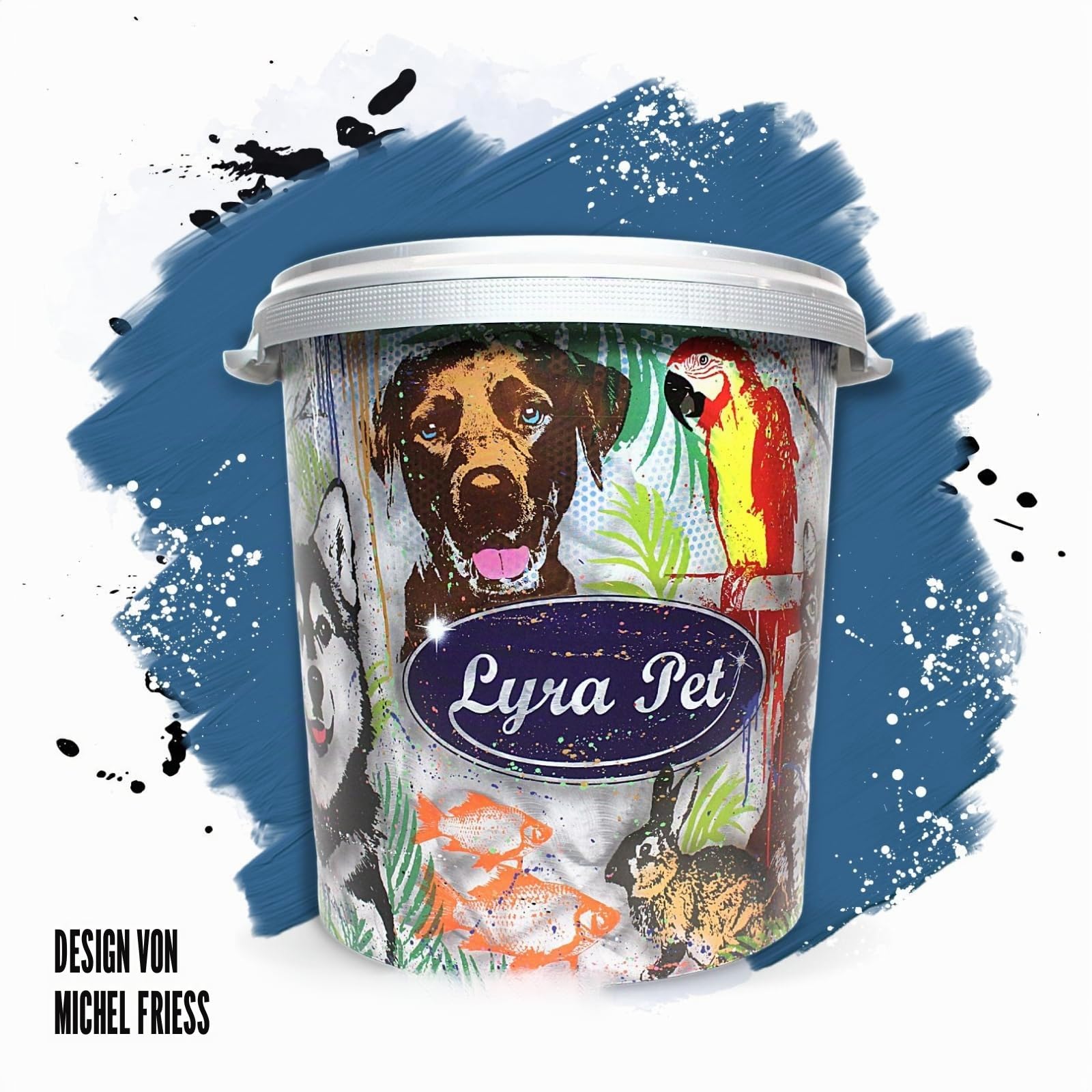 Lyra Pet® 100 Rinderohren ca. 2 kg Hundeleckerli wie Schweineohren in 30 L Tonne