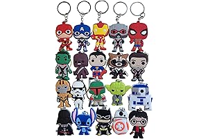 20PCS Star Wars Keychains for Goodie Bags