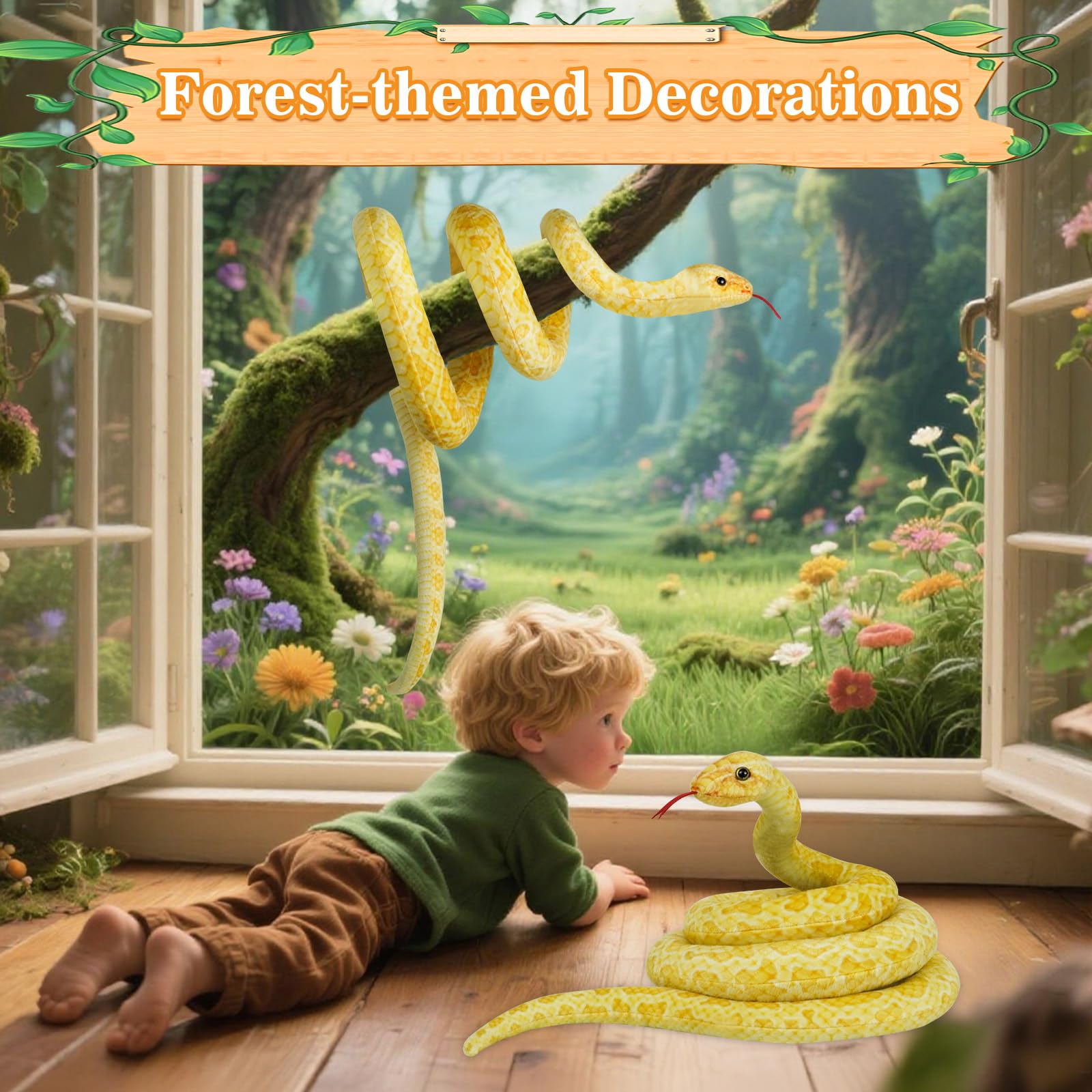 AYSYR Toy Snake Realistic Cotton for Children - Image 4