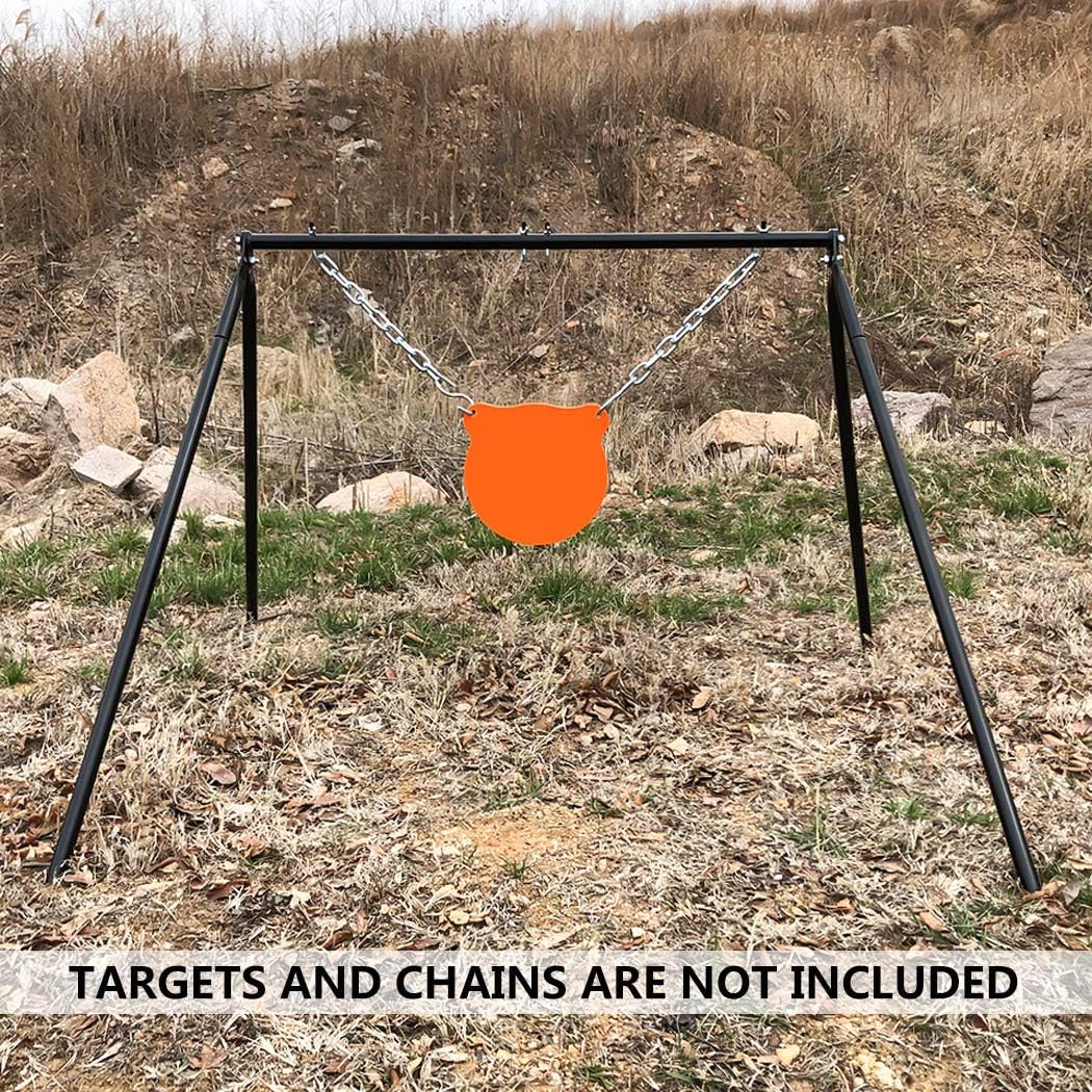 Highwild Steel Target Stand with Extra-Wide Footprint - for AR500 Shooting Targets - Extremely Portable and Convenient