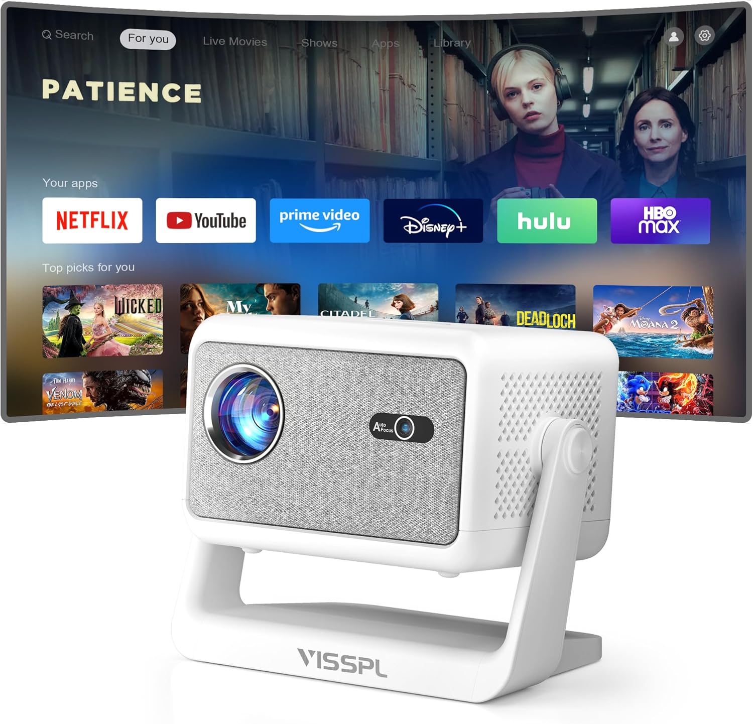 2025 Update Netflix License Mini Projector