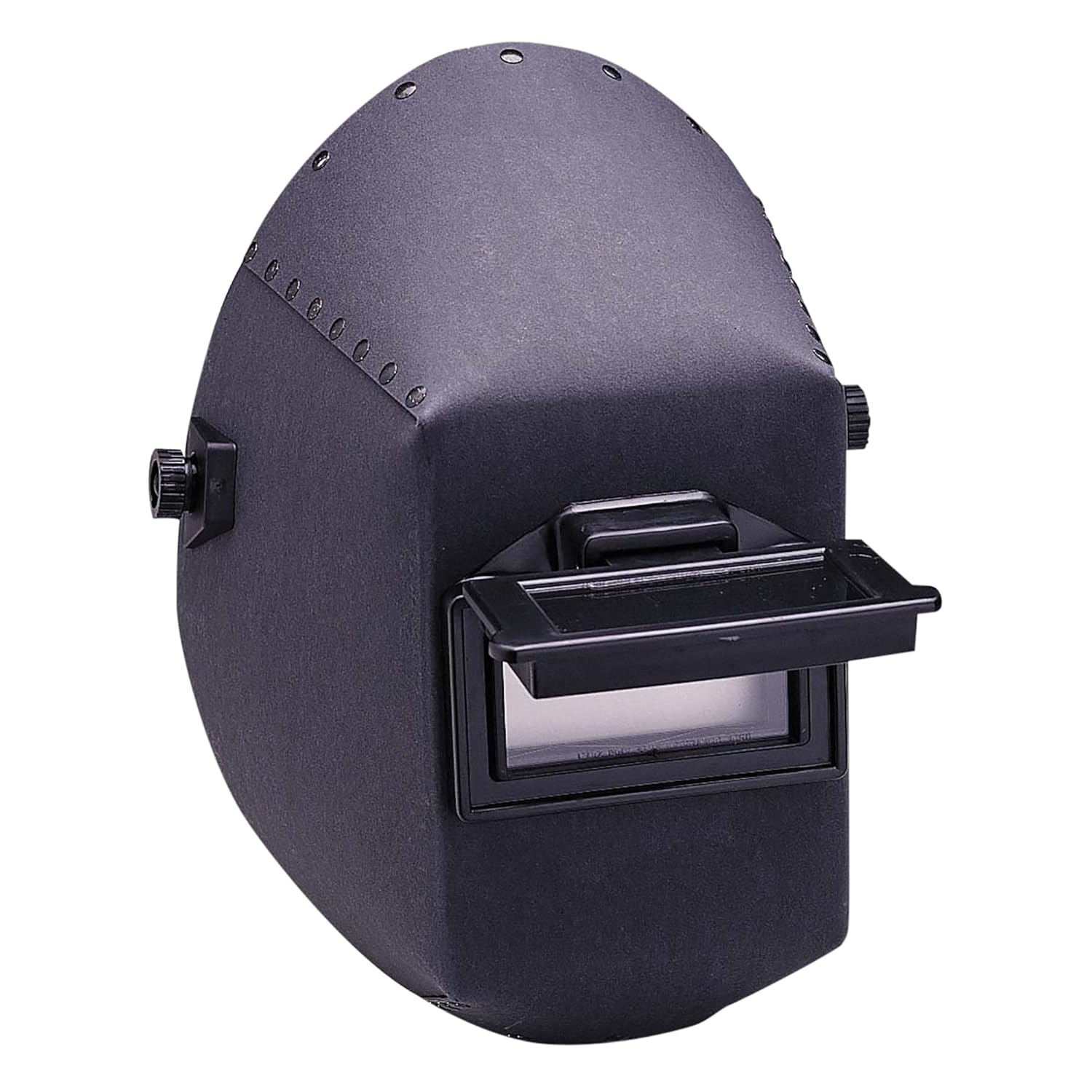Jackson Safety 430P Fiber Shell Welding Helmet, 2” x 4.25” Safety Plate, Lift Front, Black, 4 / Order, 14528