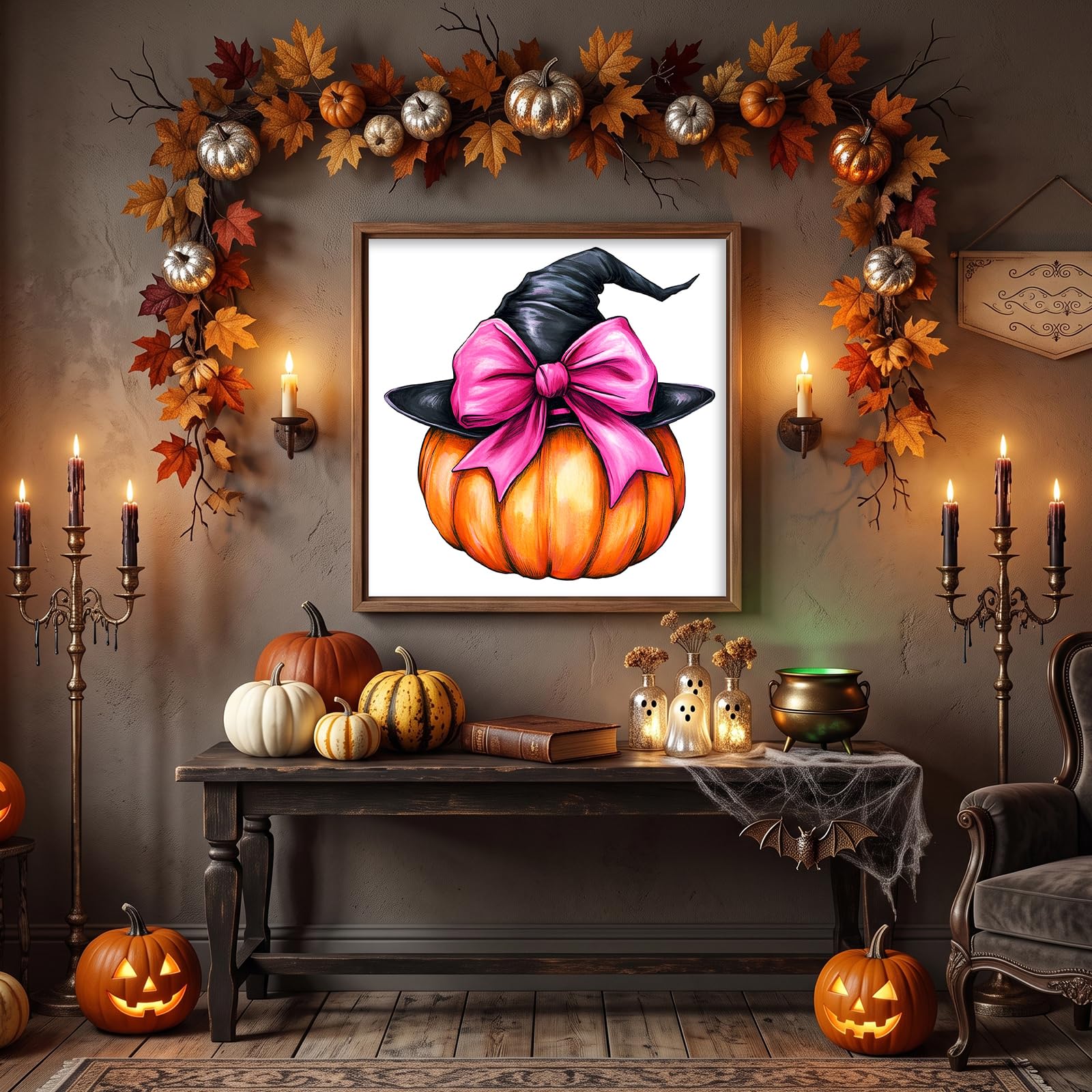 Zestaw do haftu krzyżykowego Bow Pumpkin Butterfly 11CT