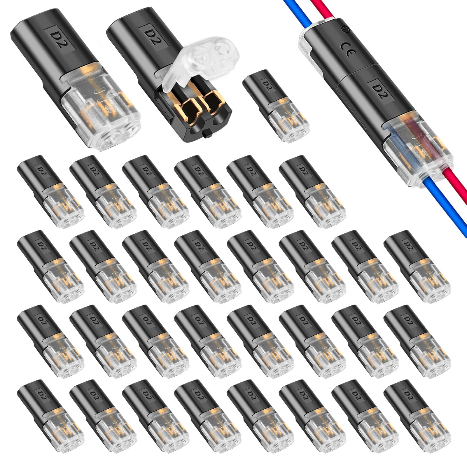 40 sztuk szybkozłączki elektrycznej