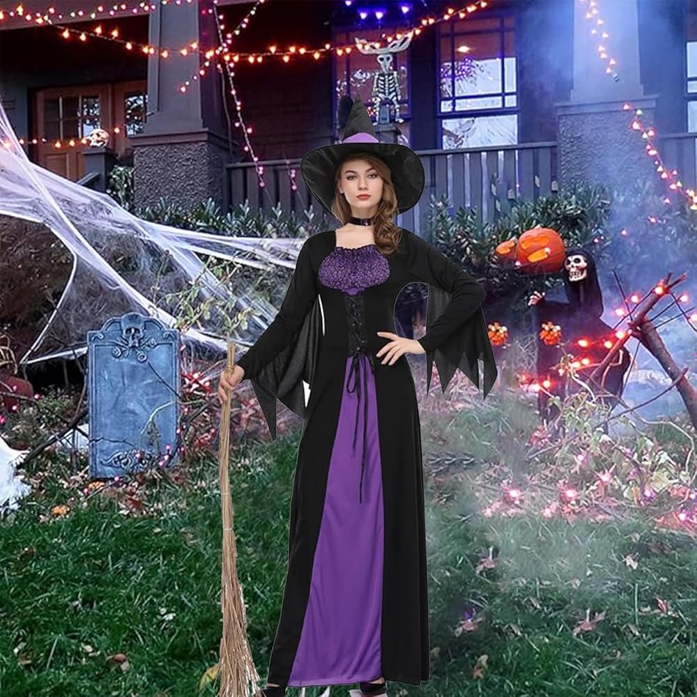 Amazon.co.jp: [Toyhigend] ハロウィン 仮装 コスプレ 魔女 大人