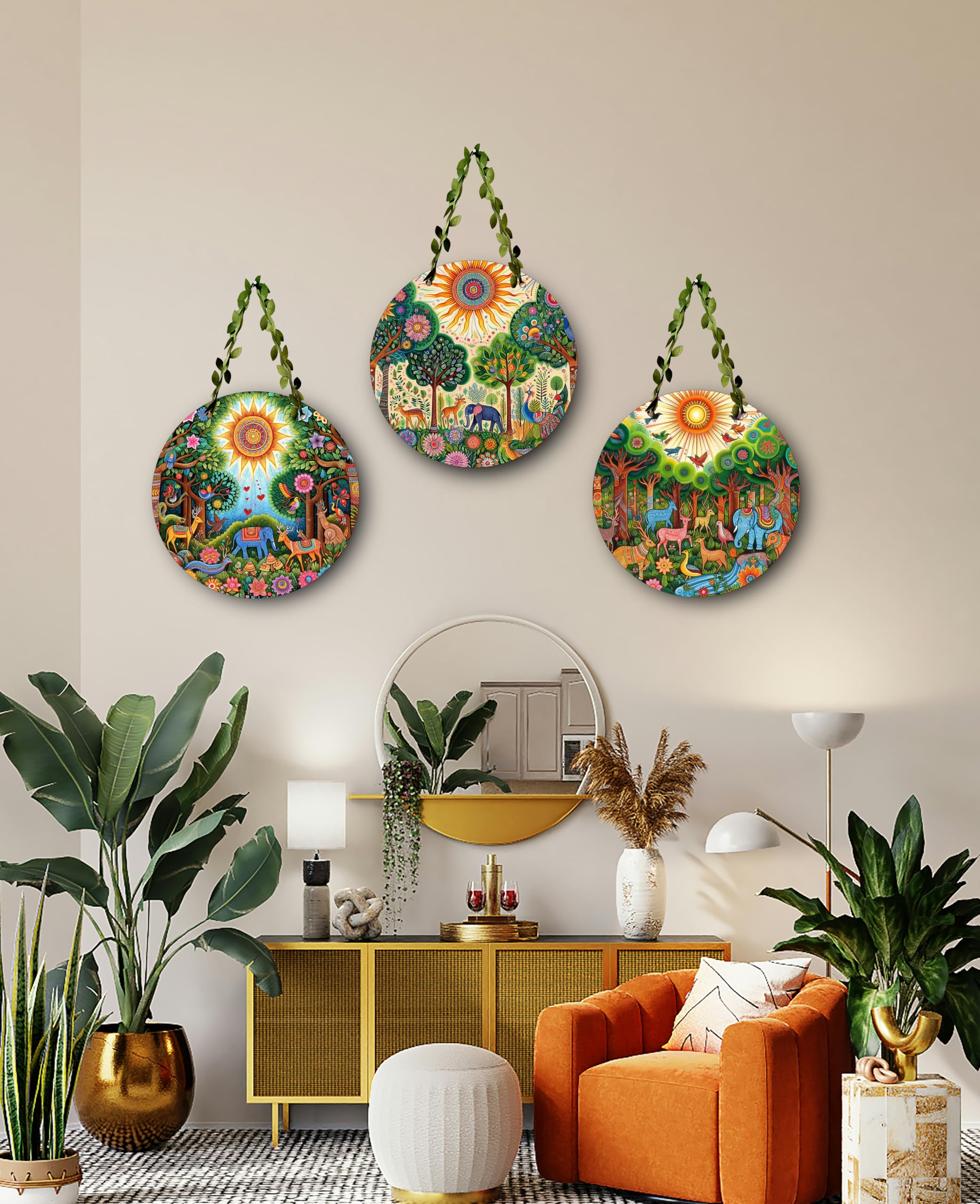 Paper MD Arts Wall Hanging Decorative Items | Decor Items | Cir-Set-0004 3