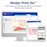 Avery Printable Business Cards with Sure Feed Technology, 2" x 3.5", White, 160 Blank Cards for Laser Printers (05881) – view 5