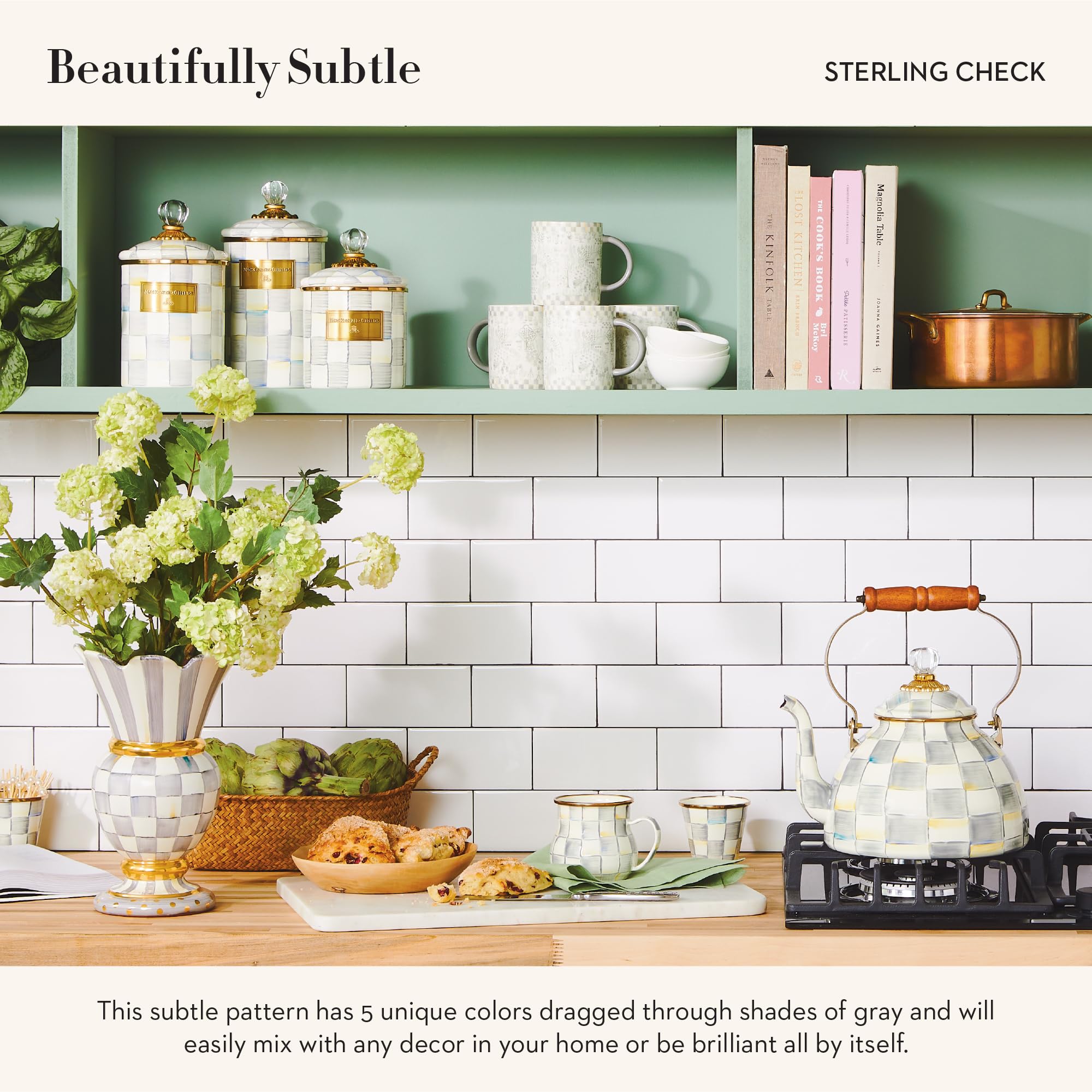Amazon.com: MACKENZIE-CHILDS Enamel Colander, Decorative Kitchen