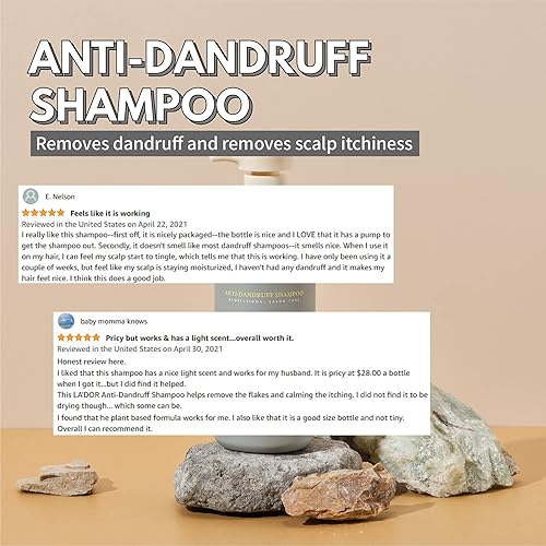 Miniatura 4 de LA'DOR LADOR Champú anticaspa (16.9 onzas líquidas) - Para cuero cabelludo graso con caspa, limpia suavemente las células muertas de la piel, alivia