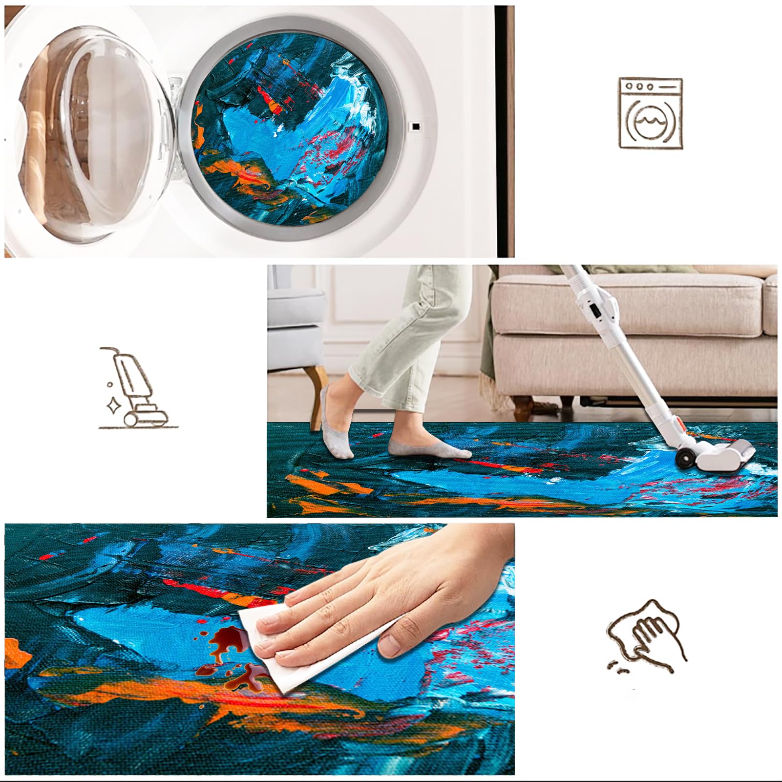 Alfombra Escritorio Suelo Antideslizante Protectora Suelo para Silla de Oficina, Alfombrilla para Silla para Suelos Duros Alfombra Silla Gaming Oficina Protectors Suelo Silla Ruedas 100 x 140 cm