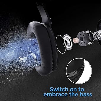 Wireless Headphones Foldable Headset Compatible with Nothing Phone (1), w Mic Hands-Free Earphones Earbuds Over Ear