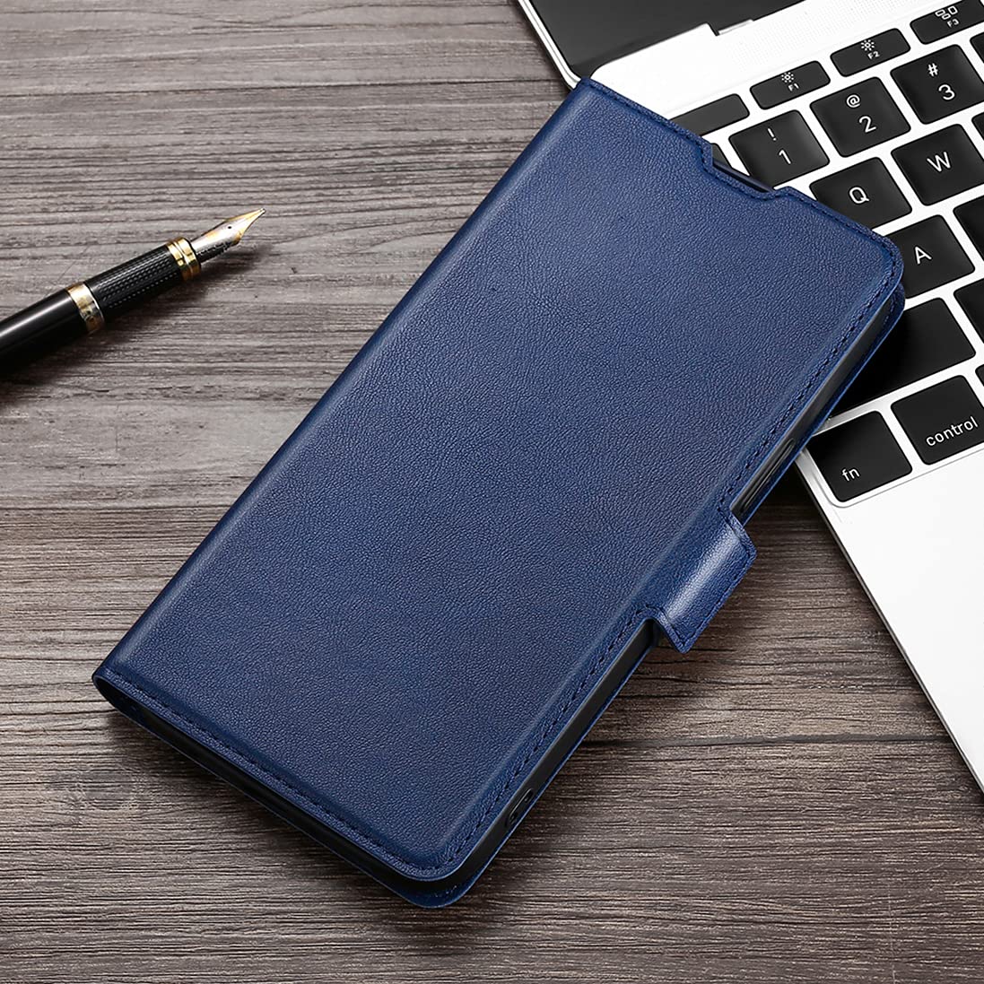 XINNI Cover Protettiva per Realme 14 PRO Plus Case, retrò Cellulare Custodia Libro Antiurto in Flip Pelle PU/TPU, Portafoglio Flip Magnetica, Blu
