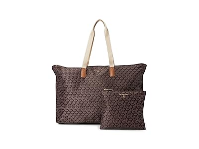 MICHAEL Michael Kors Jet Set Travel Large Packable Tote Handbags Brown/Acorn, Nylon/Polyester