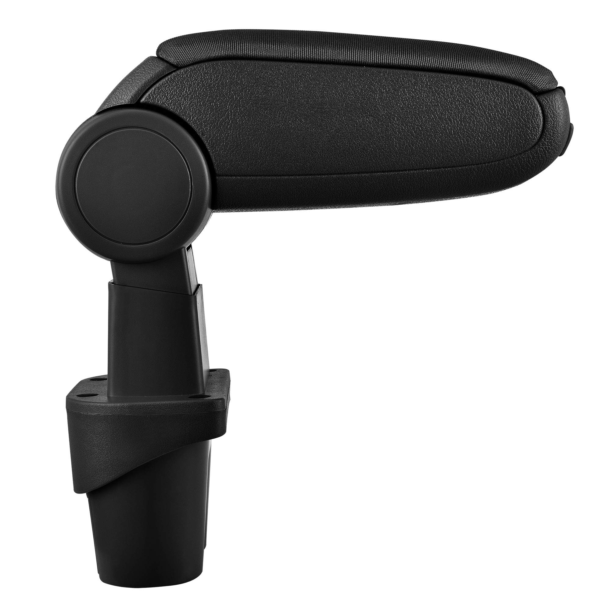 Reposabrazos Central Caddy 3 4 2K 2C SA | Accesorio para consola de almacenamiento y reposabrazos con compartimento organizador | Pieza de repuesto para el interior del coche | Tejido negro