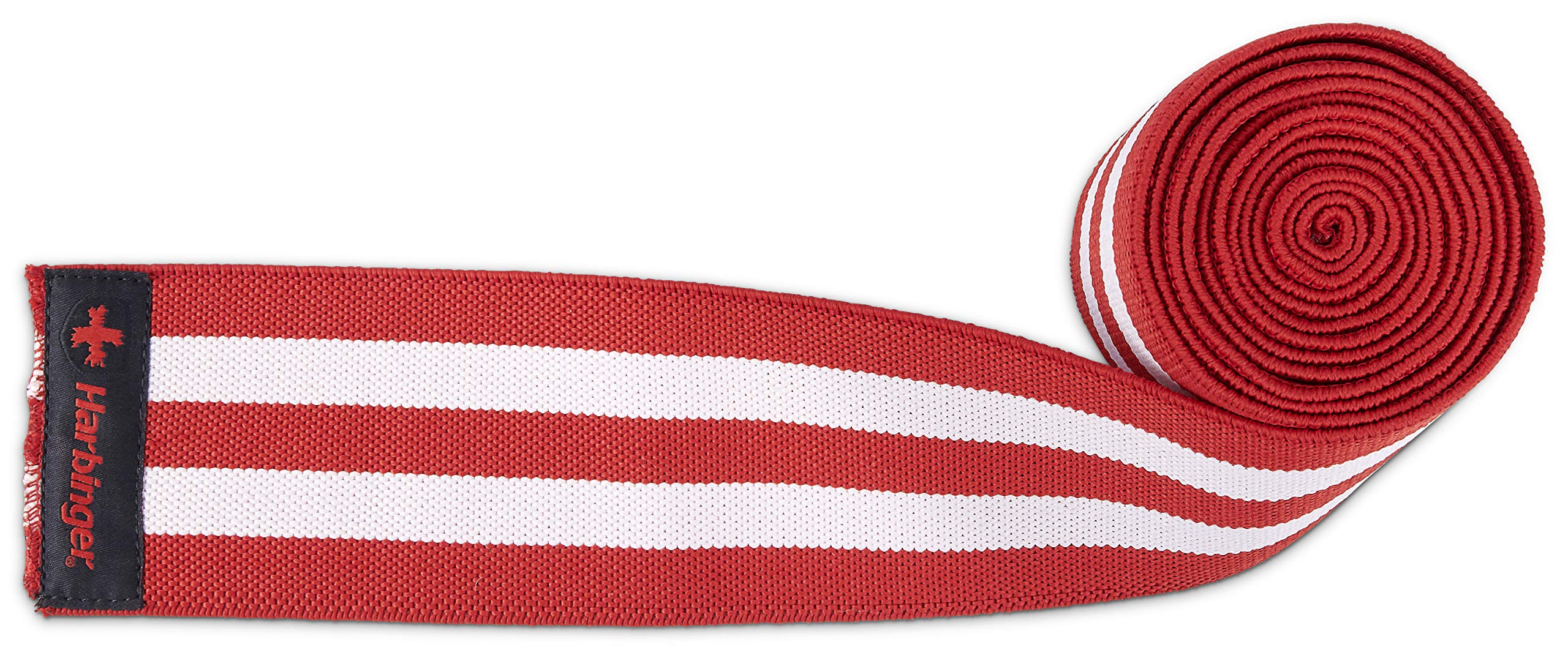 Harbinger Red Line 78-Inch Knee Wraps for Weightlifting (Pair)