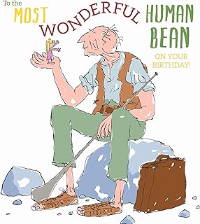 Roald Dahl BFG Human Bean Birthday Card, RD002