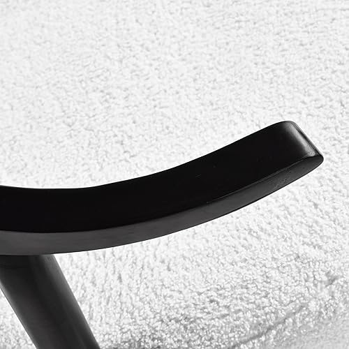 Miniatura 7 de Christopher Knight Home Ipomoea - Silla auxiliar con respaldo bajo, silla decorativa moderna, sillón tapizado de mediados de siglo con respaldo