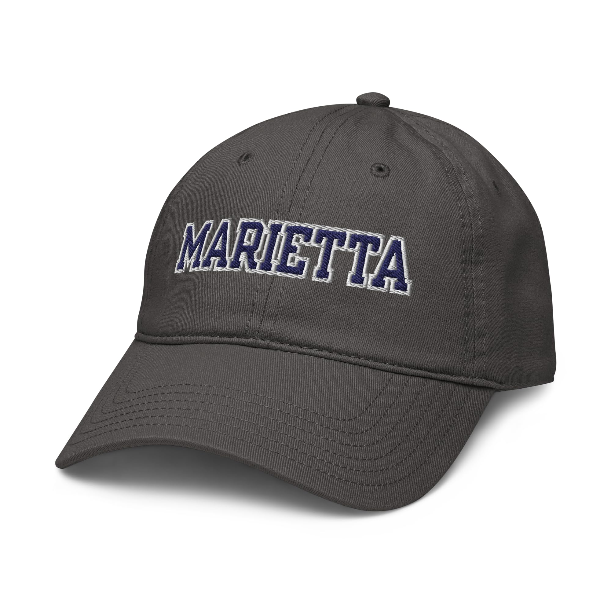 Marietta Pioneers Title Logo Officially Licensed Adjustable Baseball Hat