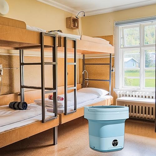 Miniatura 4 de Lavadora plegable automática para lavandería eficiente en espacios pequeños 11L Ropa interior portátil Calcetines Lavadora de ropa Lavadora eléctrica