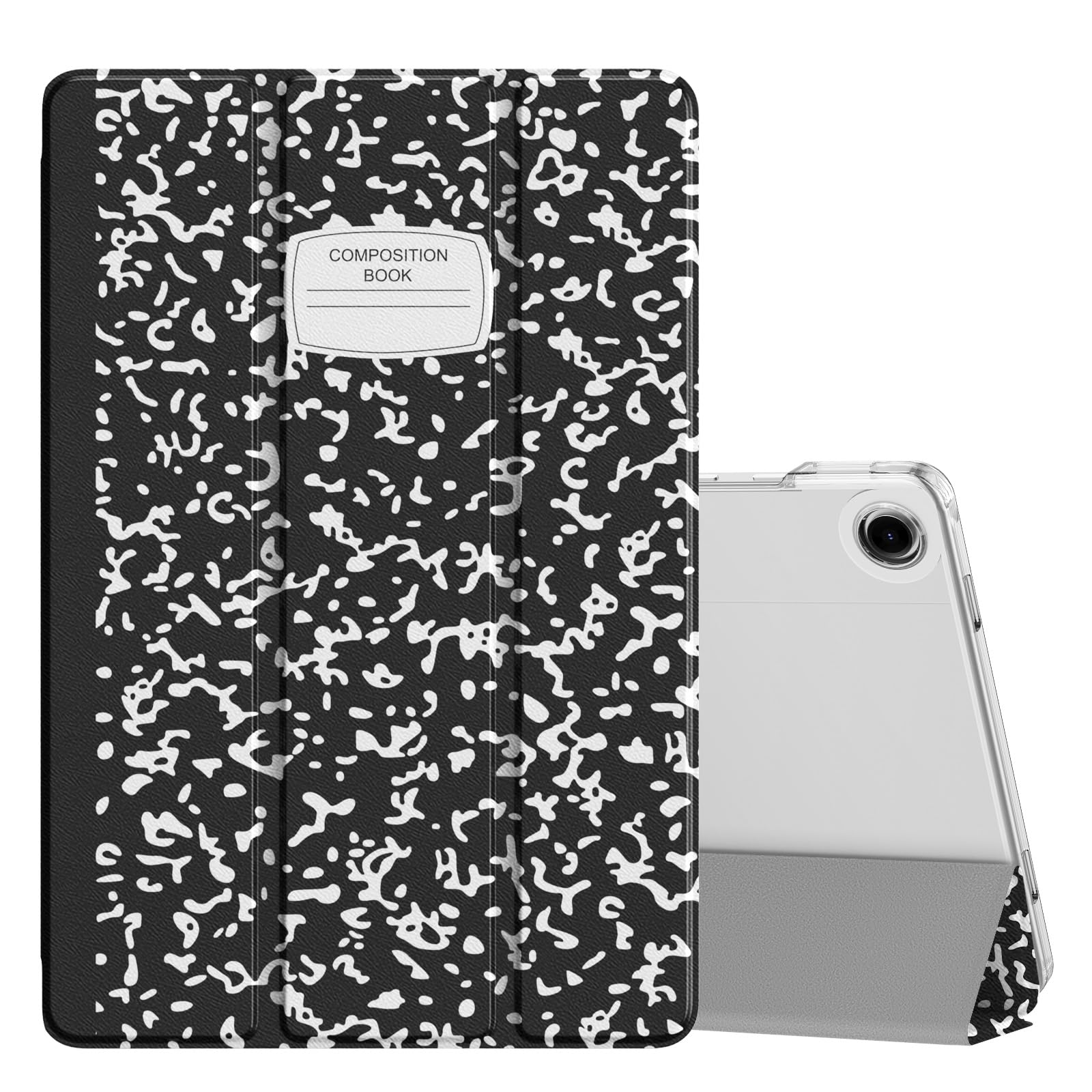 MoKo Slim Case for Samsung Galaxy Tab A11+ Plus/ A9+ Plus 11 Inch | Smart Stand Hard PC Translucent Back Shell Cover for Galaxy Tab A11+/A9+ Tablet, Auto Sleep/Wake, Notebook Black