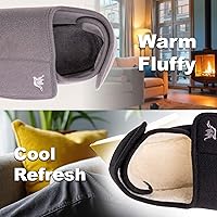 Vista 7 de EuropeanSoftest - Pantuflas clásicas con forro de rizo francés para mujer, con espuma viscoelástica 80-D, transpirables, lavables, para interiores