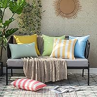 Vista 7 de MIULEE 12 x 20 rellenos de almohada para exteriores, juego de 2 almohadas resistentes al agua de alta calidad, relleno de espuma viscoelástica