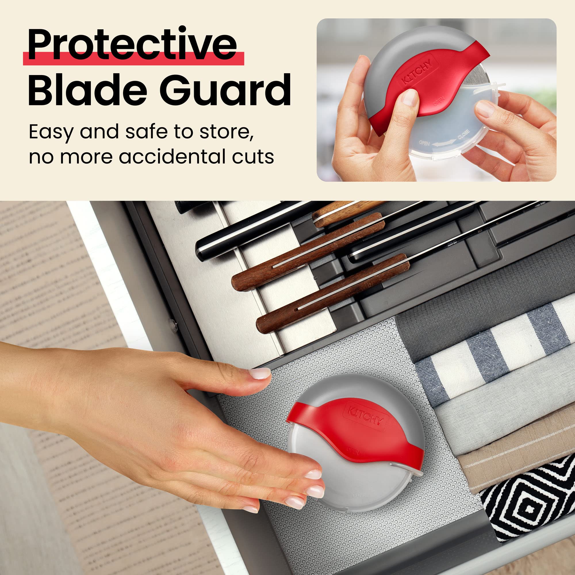 Kitchy Pizza Cutter Wheel