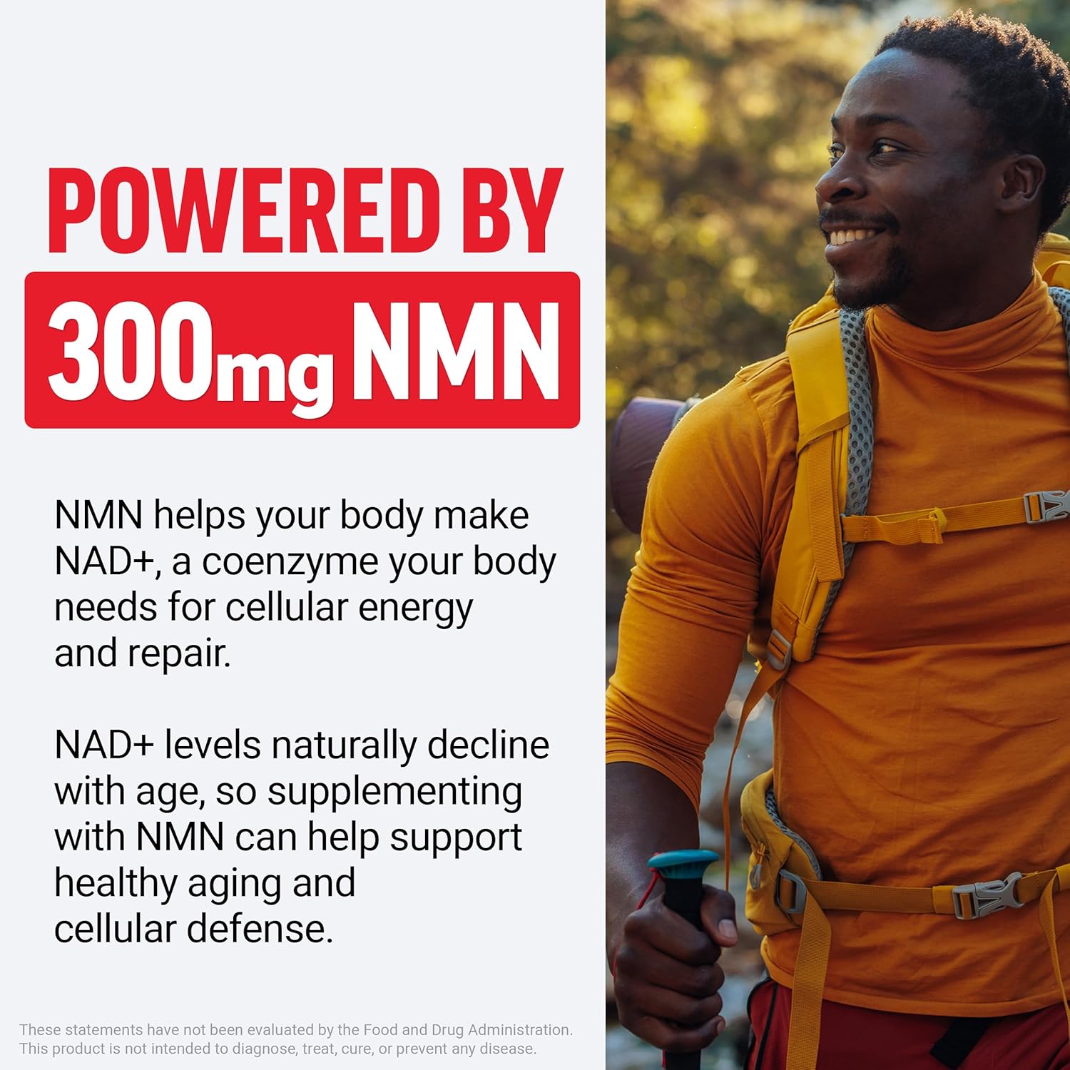 Force Factor NMN Supplement, Nicotinamide Mononucleotide to Support Healthy Aging and Energy Metabolism, Boosts NAD+ Levels, No Gelatin, Non-GMO, 30 Vegetable Capsules - Image 3