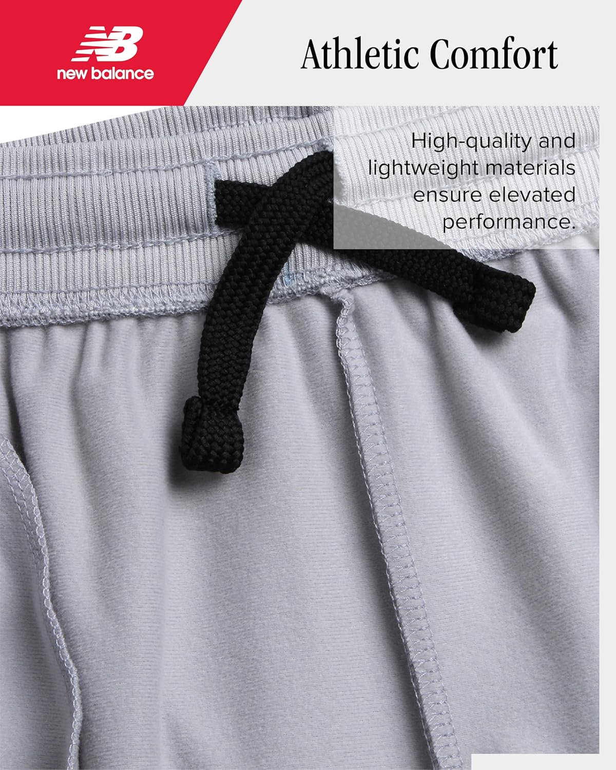 New Balance Boys Sweatpants - Active Performance Tricot Boys Joggers with Inner Drawstring Waist - Athletic Pants for Kids - Image 4