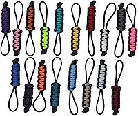 Vista 5 de BubbasGarageTv - Asas de agarre Paracord para Jeep Wrangler JL y Jeep Gladiator JT (negro)