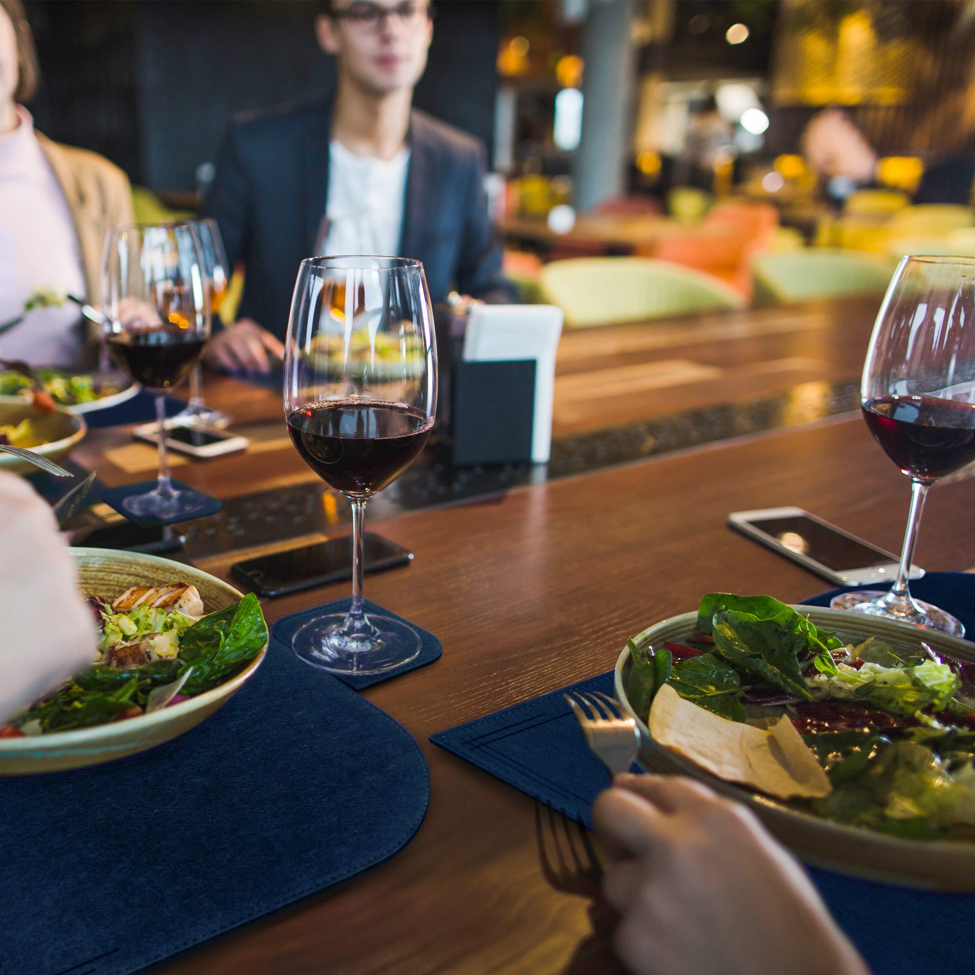 Set 18 Tovagliette Americane Lavabili | Grigio Chiaro Anti-scivolo E Resistente Al Calore - Foto 3