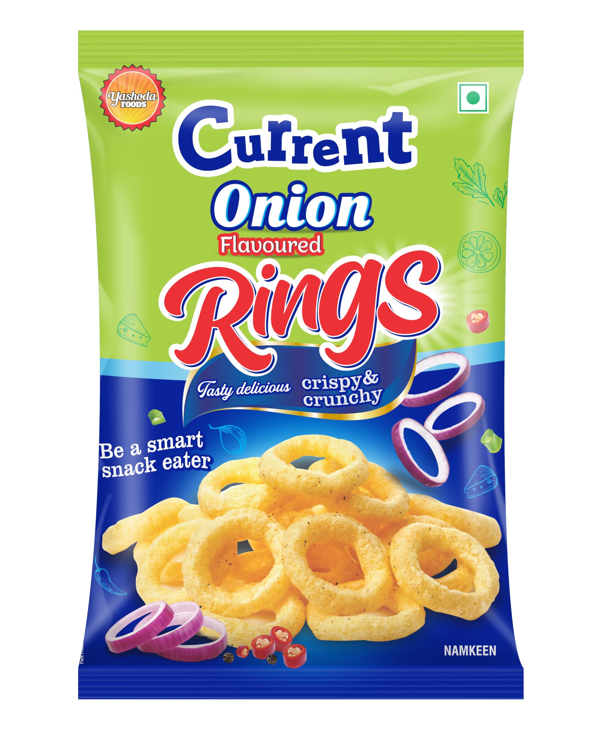 Current Corn-Based Spicy Onion Rings | 50 gm | Floavoursome Munching Tea Snacks | Delicious Grocery Snacks with Onion Flavor | Corn and Onion Tasty snacks Item (B0CT2BZD73) Amazon Price History, Amazon Price Tracker