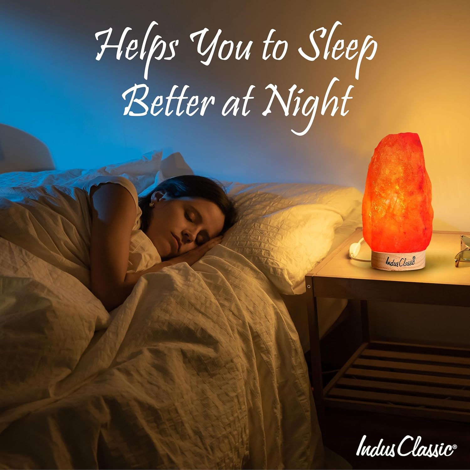 LN-02 Pack of 2 Natural Himalayan Pink Crystal Rock Salt Lamp 4~7 lbs with Dimmer Control Switch, Quality Gift Packaging