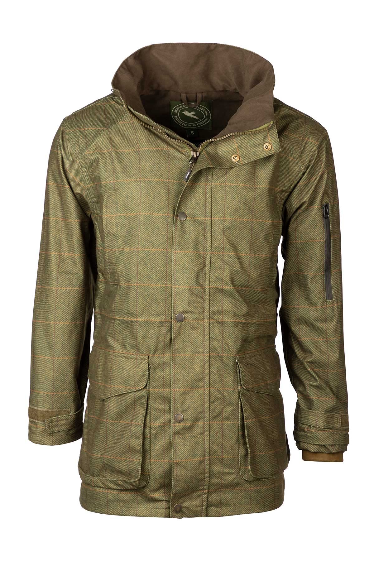 Mens Tweed Print Shooting Jacket Waterproof Hunting Tweed Jacket For Men 2 Colours (as8, alpha, x_s, regular, regular, Heathland)