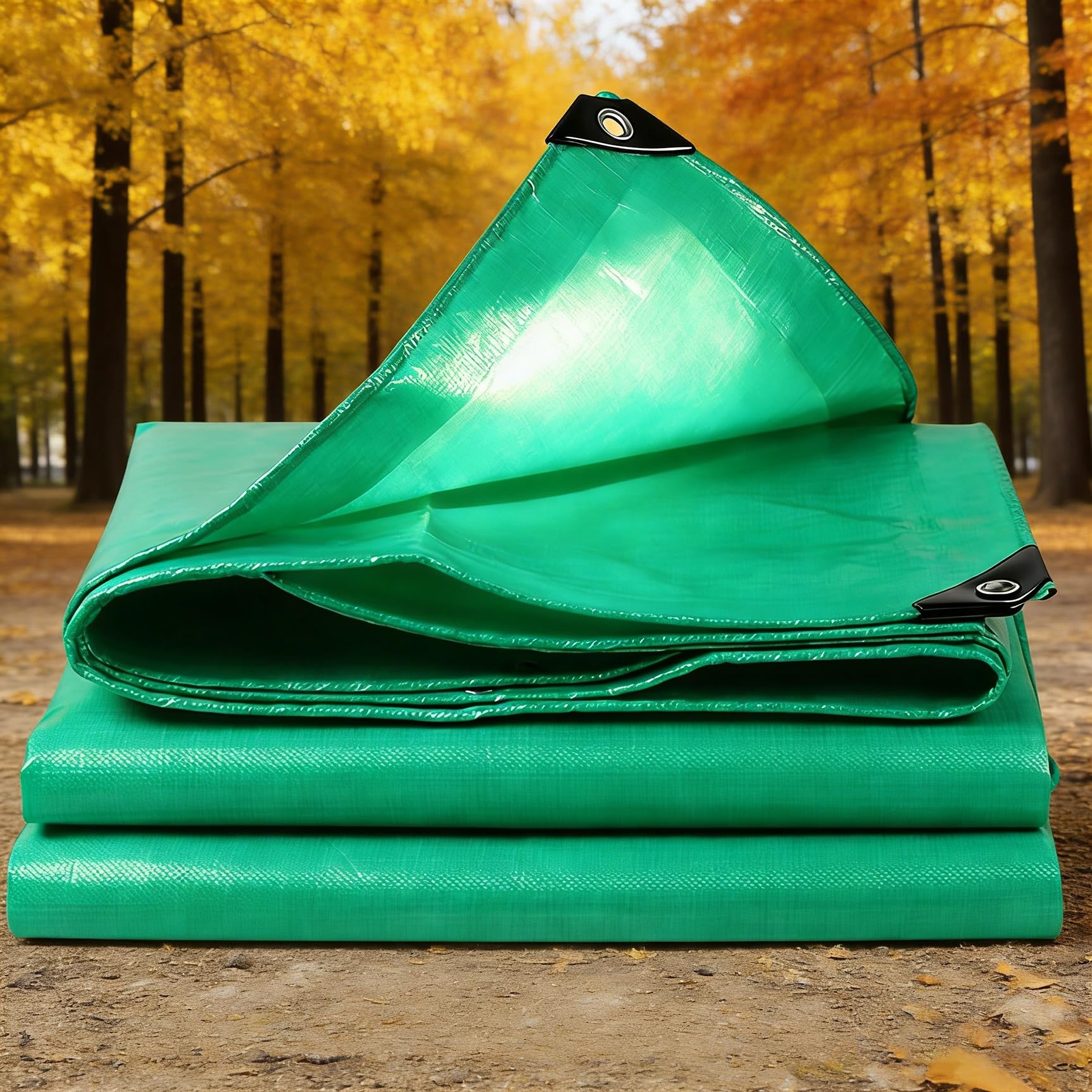 Lona impermeable para camping y jardín de 180x310 cm reforzada contra rayos UV