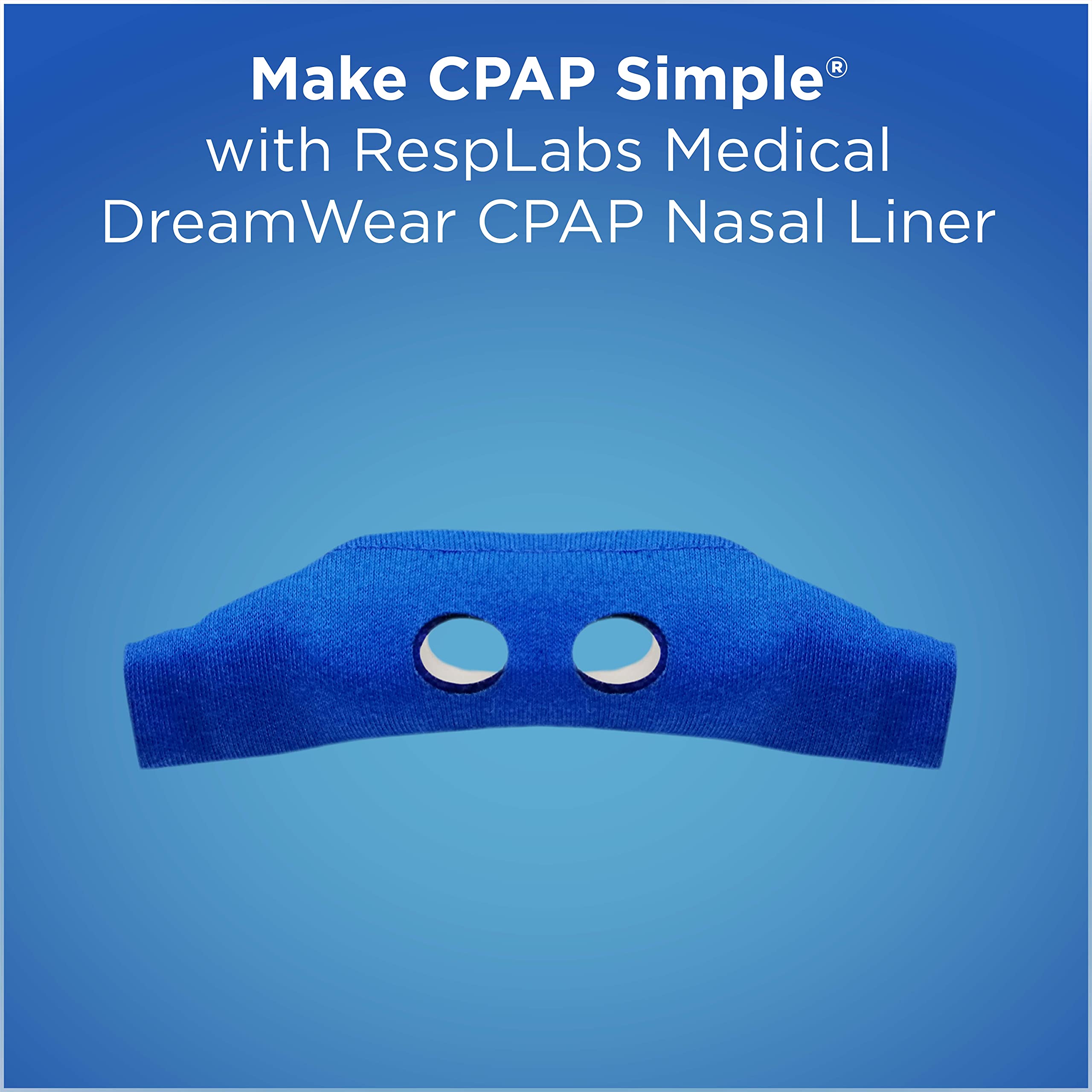 resplabs CPAP Mask Liners Compatible with Philips Respironics DreamWear Nasal Masks, Multifit