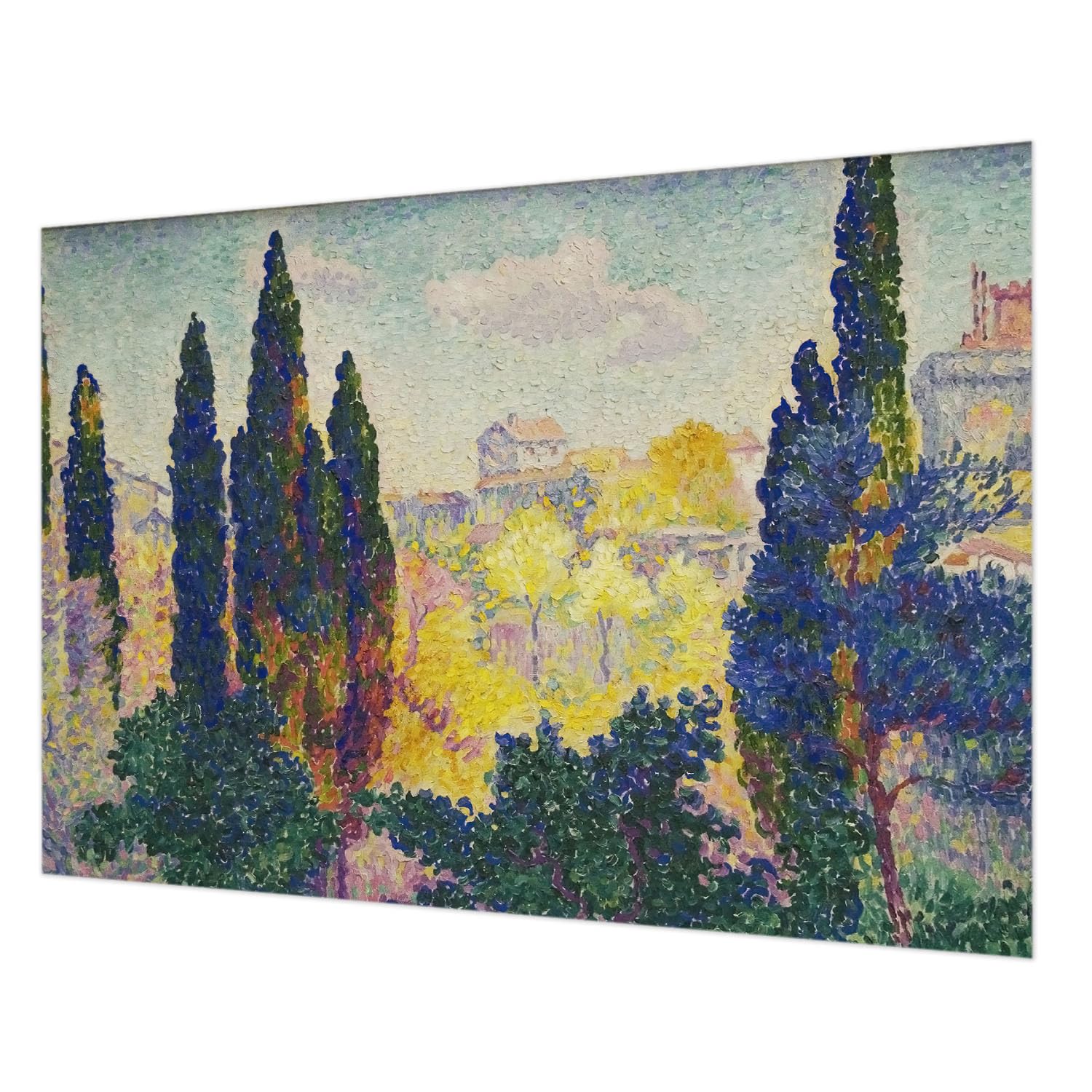 Papier peint salon paysage impressionniste Tulup déco chambre