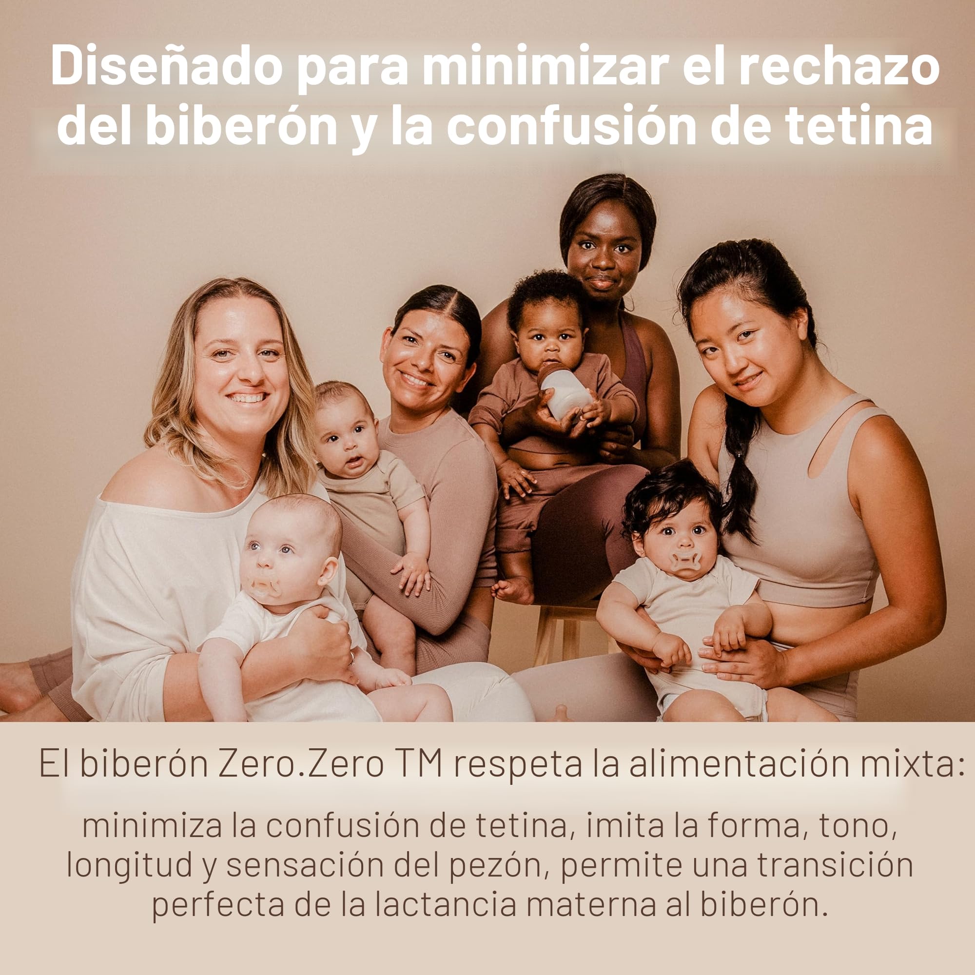 Suavinex, Biberón Anticólico + Chupete Zero Zero. Biberón de 180 ml con Tetina de Flujo Adaptable (A) y Chupete Recién Nacidos Talla -2/2 Meses. Apto Prematuros, Respeta la Lactancia Materna, Fair