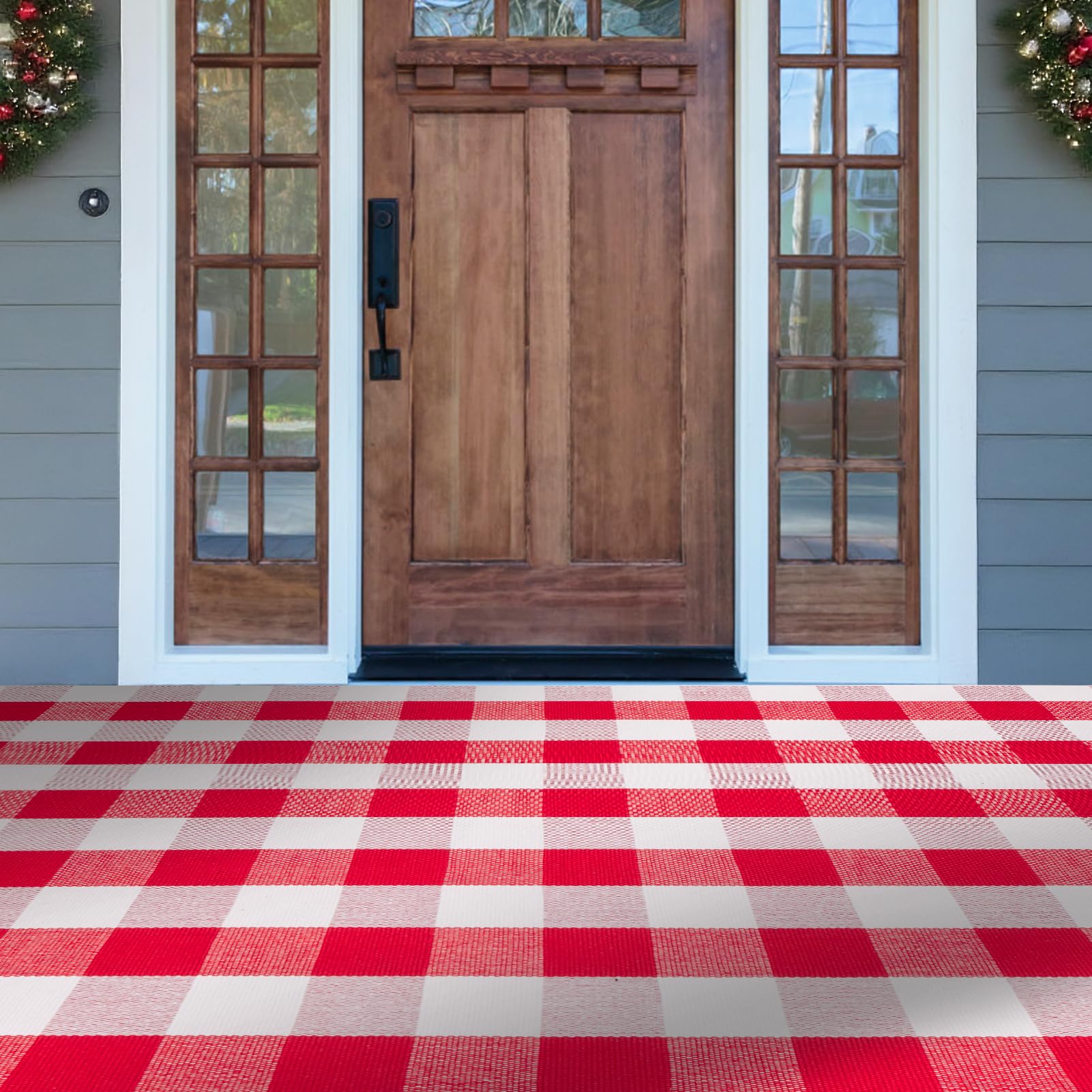 Christmas Plaid Rug - 27.5 x 43 Inches -31