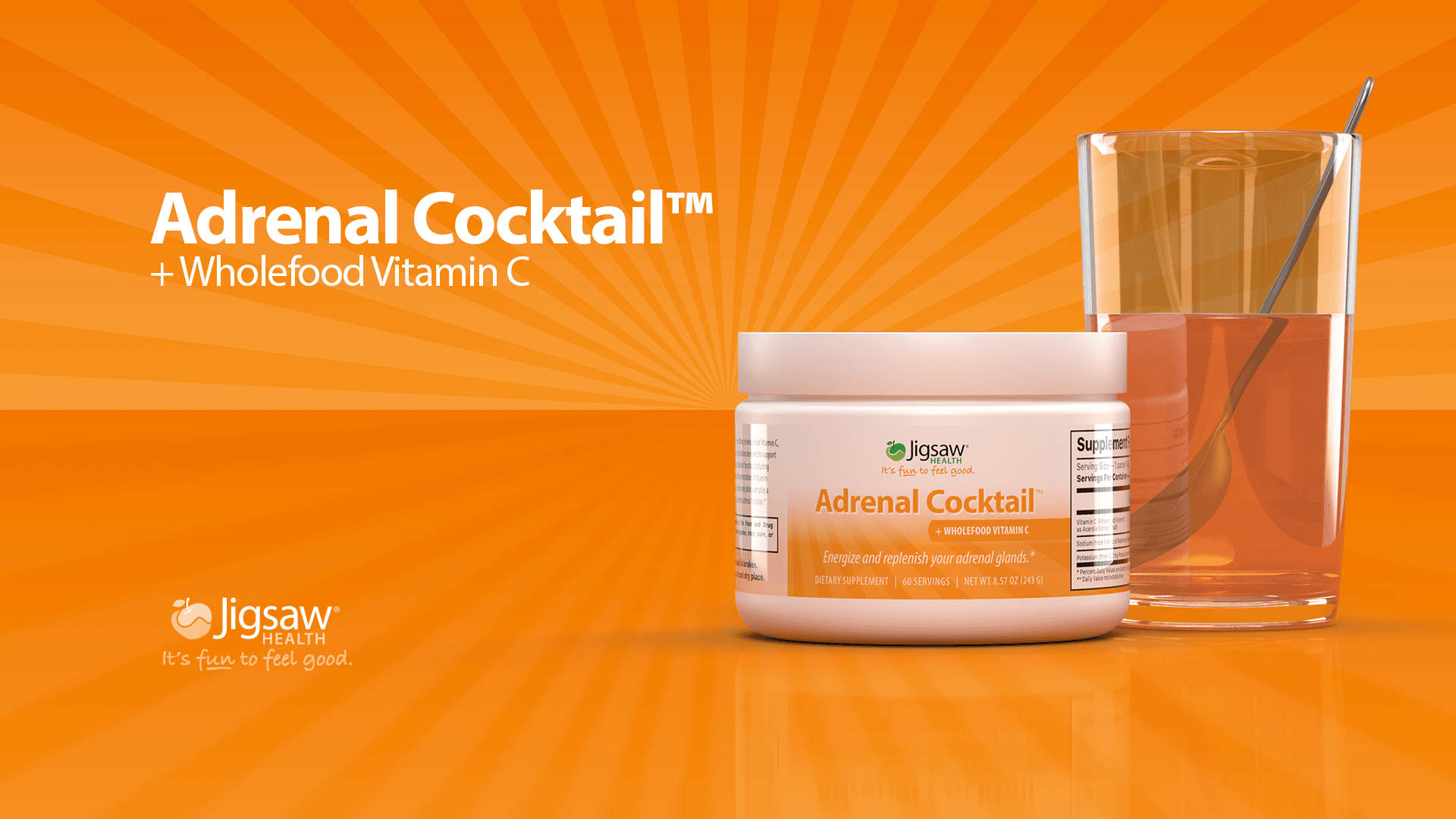 Amazon.com: Jigsaw Health Adrenal Cocktail + Wholefood Vitamin C