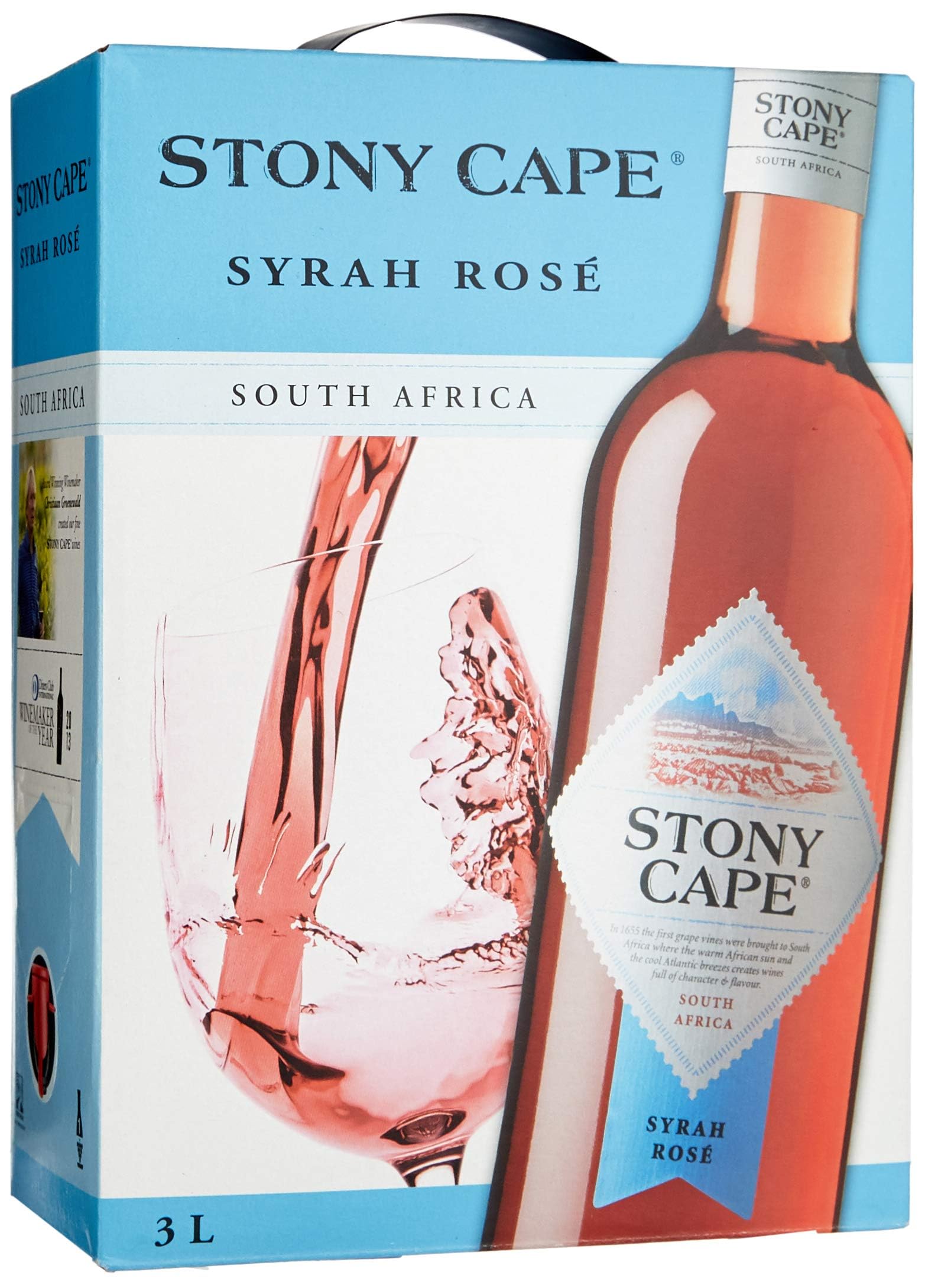 Stony Cape Syrah Rosé Südafrika Syrah Rosewein, 3l (6er Pack)