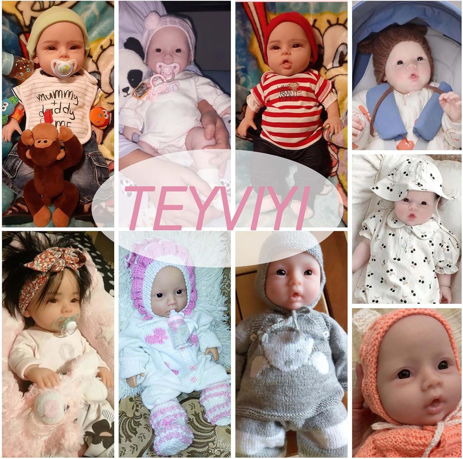18.5inch Reborn Baby Dolls Full Body Silicone Not Vinyl Realisitc Soft Dolls Lifelike Silicone Reborn Doll Jack Washable Collectible Child Gifts (with Skeleton-No Hair, Brown Color 3)