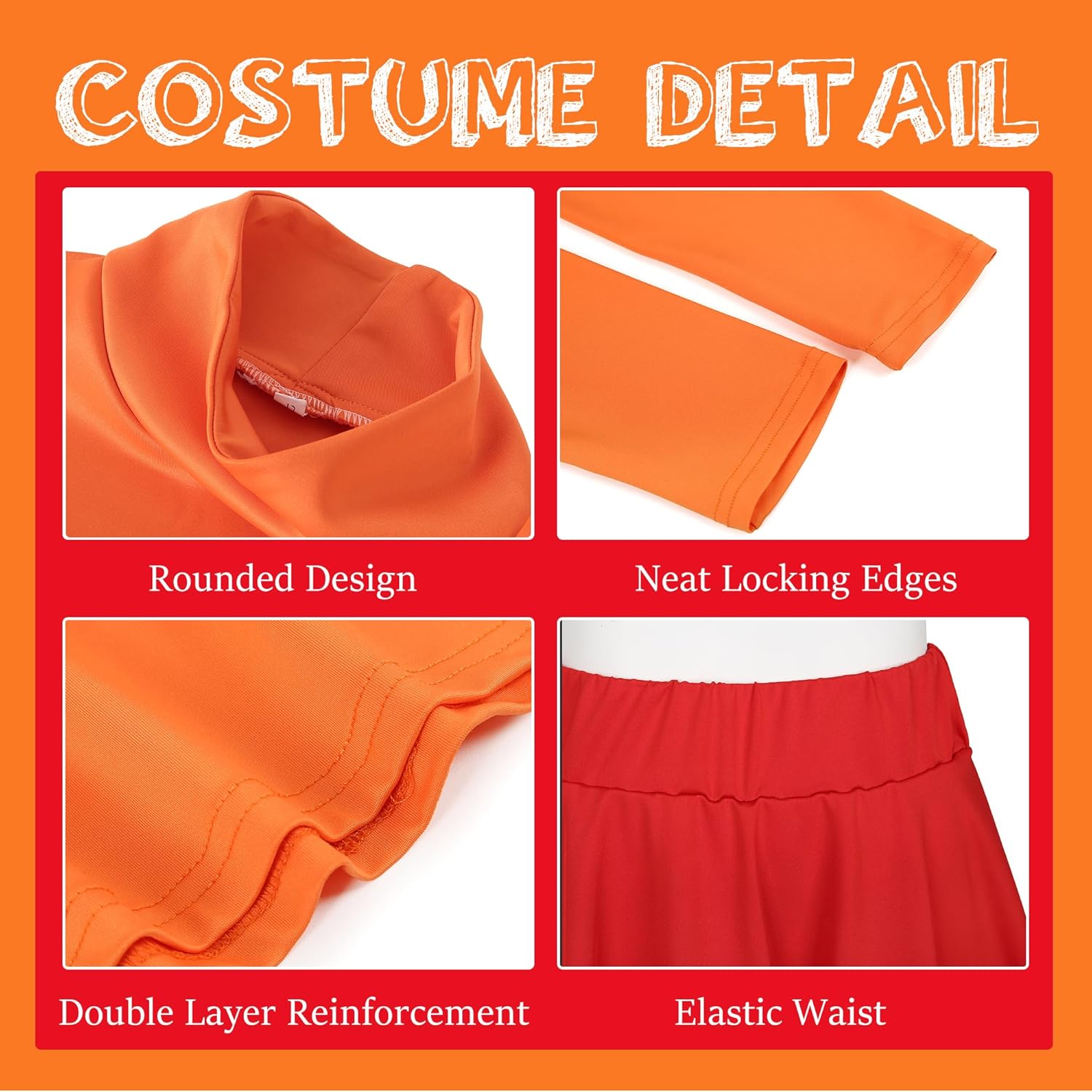 Women Costume Adult Top Skirt and Socks, Bob Wig, Glasses, Magnifying Glass for Halloween Women Cosplay Set… - Image 2