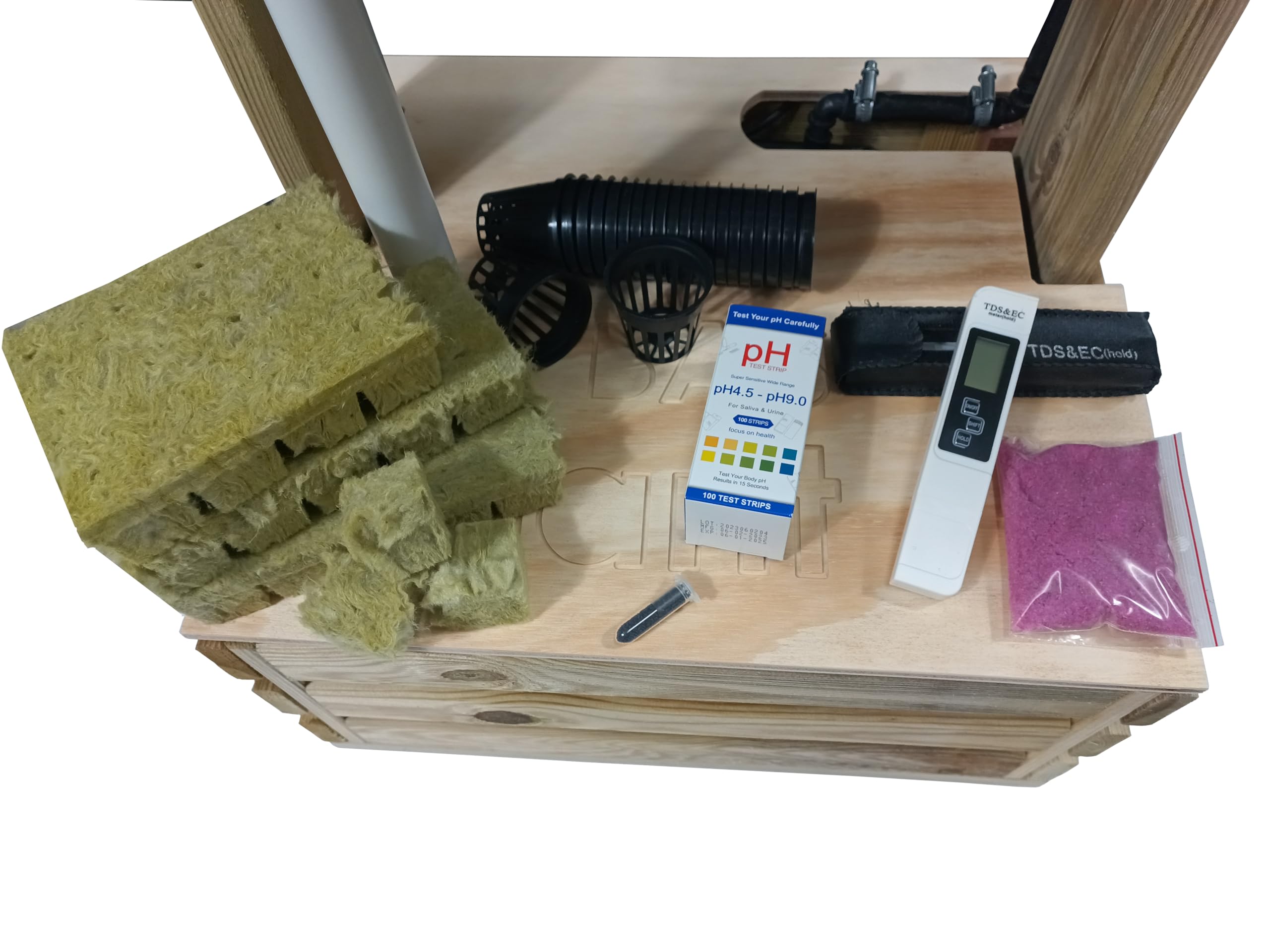 Kit Cultivo hidropónico Vertical de Pared 220V